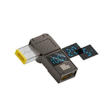 Перехідник для ноутбука Lenovo PD 100W з LED дисплеем, 11.0x4.5 мм 052160 фото