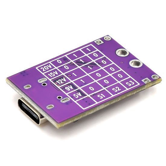 Триггер PD/QC/AFC микропереключатель 5v, 9v, 12v, 15v, 20v D-01226 фото