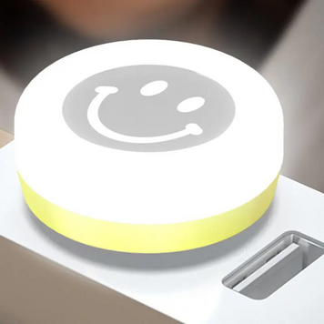 USB LED лампочка смайлик білий та жовтий L1023 фото