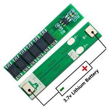 BMS 1S, 3,7V, 12A, Li-Ion/Li-Pol (HX-1S-3576) B-20011 фото