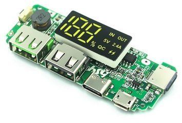 Модуль PowerBank H961-U V6.0 з індикатором LED D-02028 фото